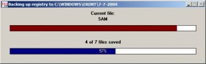 ERUNT registry backup