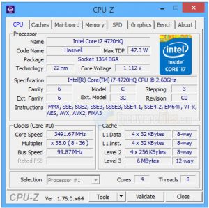 CPU-Z screenshot