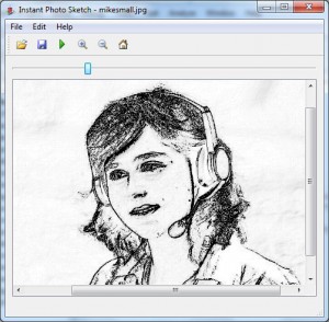 instant photo sketch