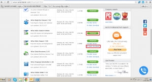 wise disk cleaner valik