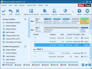 MiniTool Partition Wizard Free