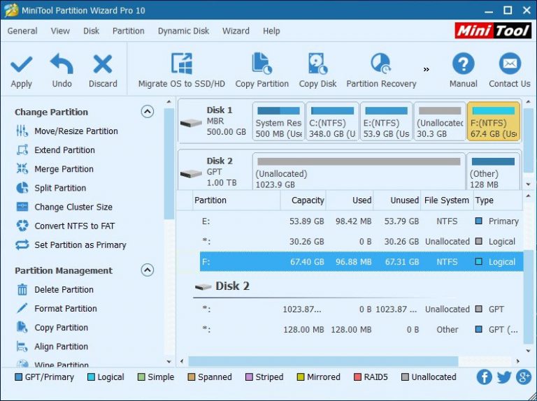mini partition wizard free